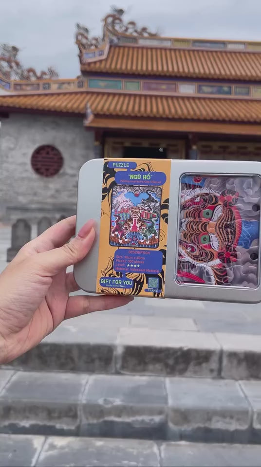 PUZZLE ART VIETNAMIEN TRADITIONNEL - 300 pièces